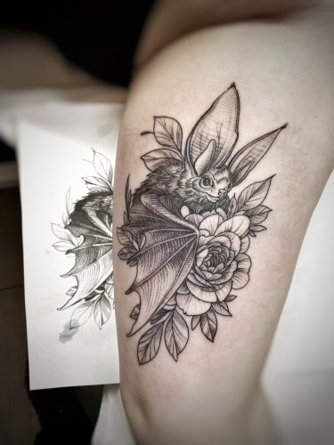 fliederfarben tatoo in der nĂ¤he