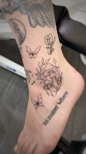tatoo leg Munchen