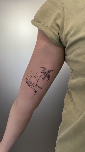tatoo sun arme tatoo
