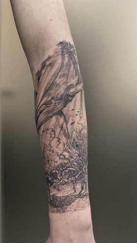 wale spinnen tatoo Munich