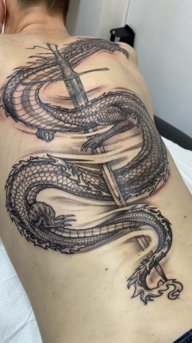 drache tatoo Munchen